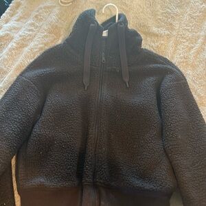 Brown zip up hoodie
